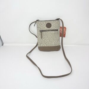 Trust Your Journey Heart Mini‎ Crossbody Canvas Heart Print Travel Bag 90s Y2k